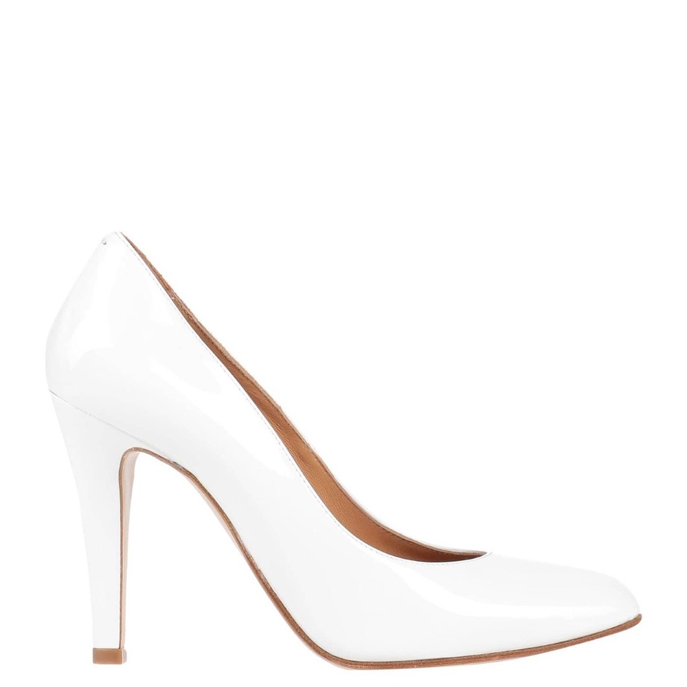 Maison Martin Margiela White Leather Heels - Picture 2 of 10